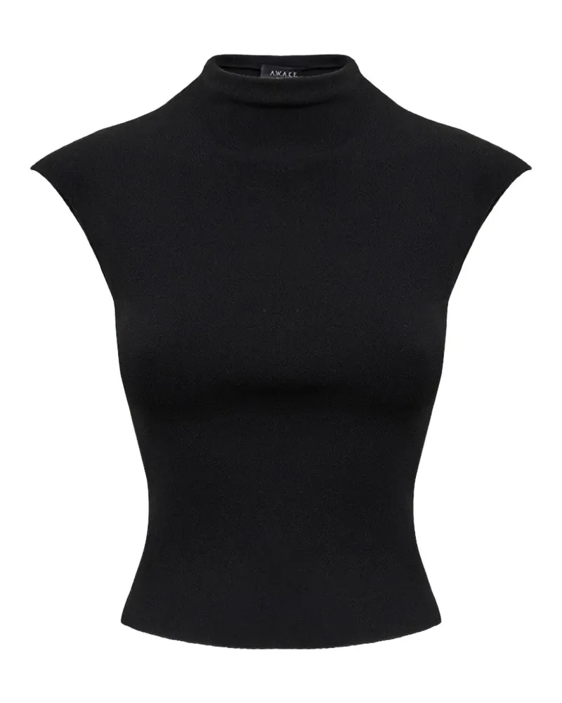 A.W.A.K.E. Gestricktes Top - Schwarz Schwarz