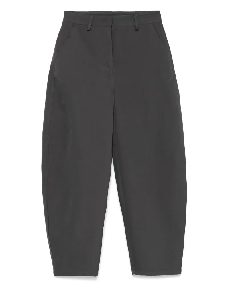 Ganni Curved Hose - Grau Grau