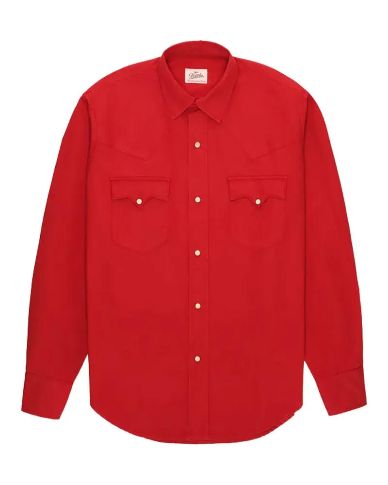 Fortela chest-pockets closure shirt - Rot Rot