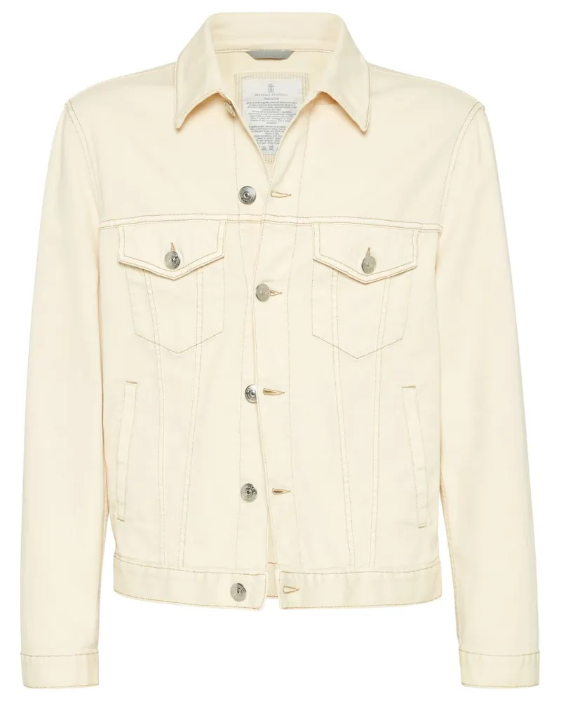 Brunello Cucinelli Hemdjacke aus Denim - Nude Nude