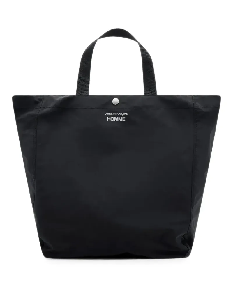 Comme des Garçons logo-print tote bag - Schwarz Schwarz