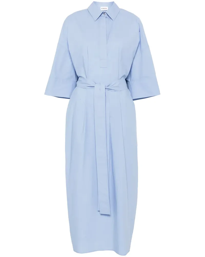 P.A.R.O.S.H. Canyox Hemdkleid - Blau Blau