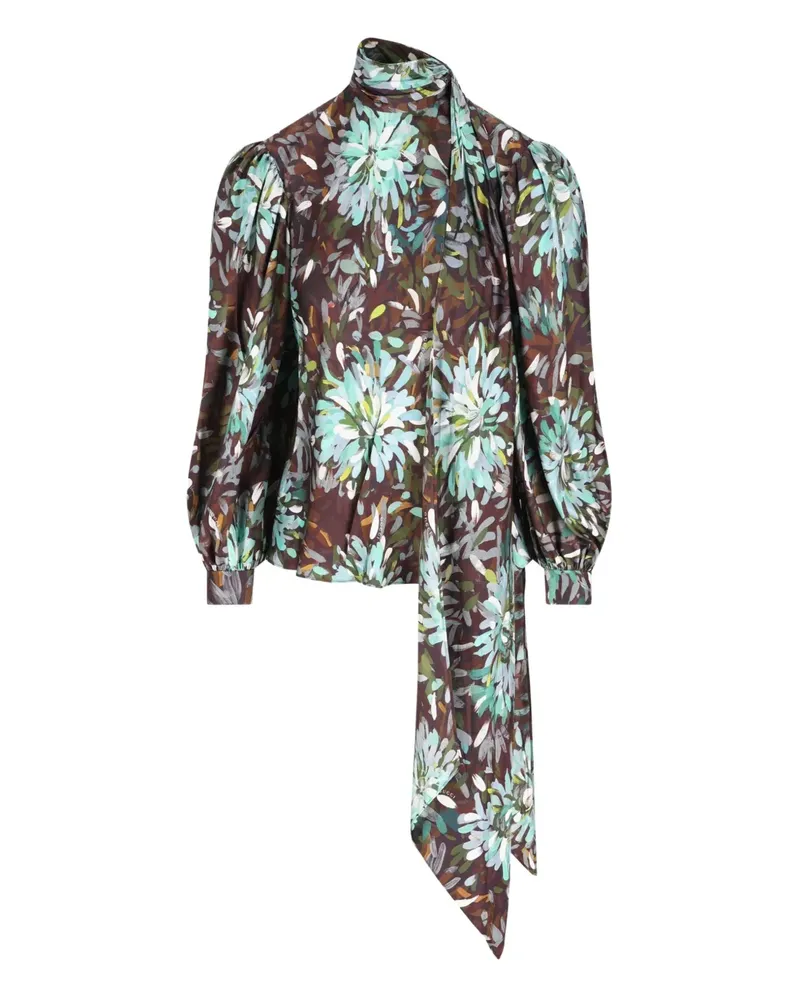 Gucci floral-print shirt - Braun Braun
