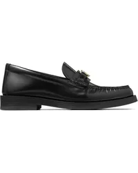 Jimmy Choo Addie Loafer mit Logo-Schild Schwarz