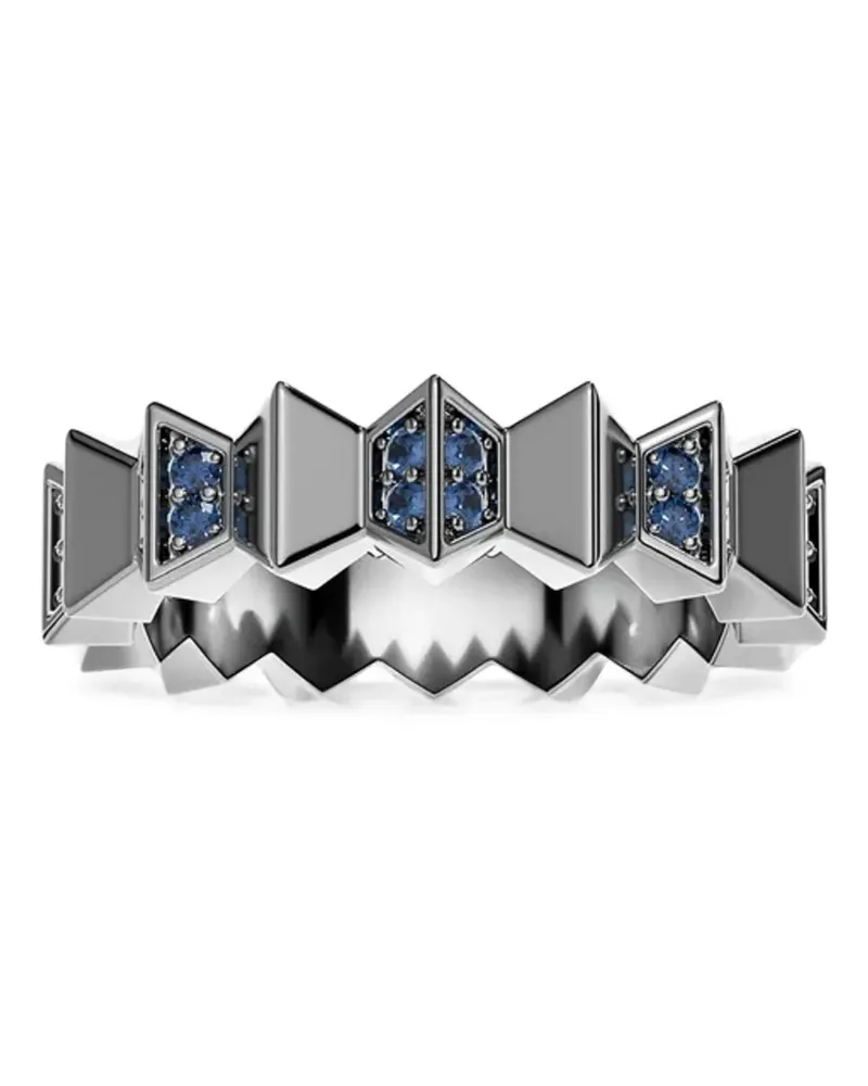 APM Monaco Up and Down Ring - Silber Silber