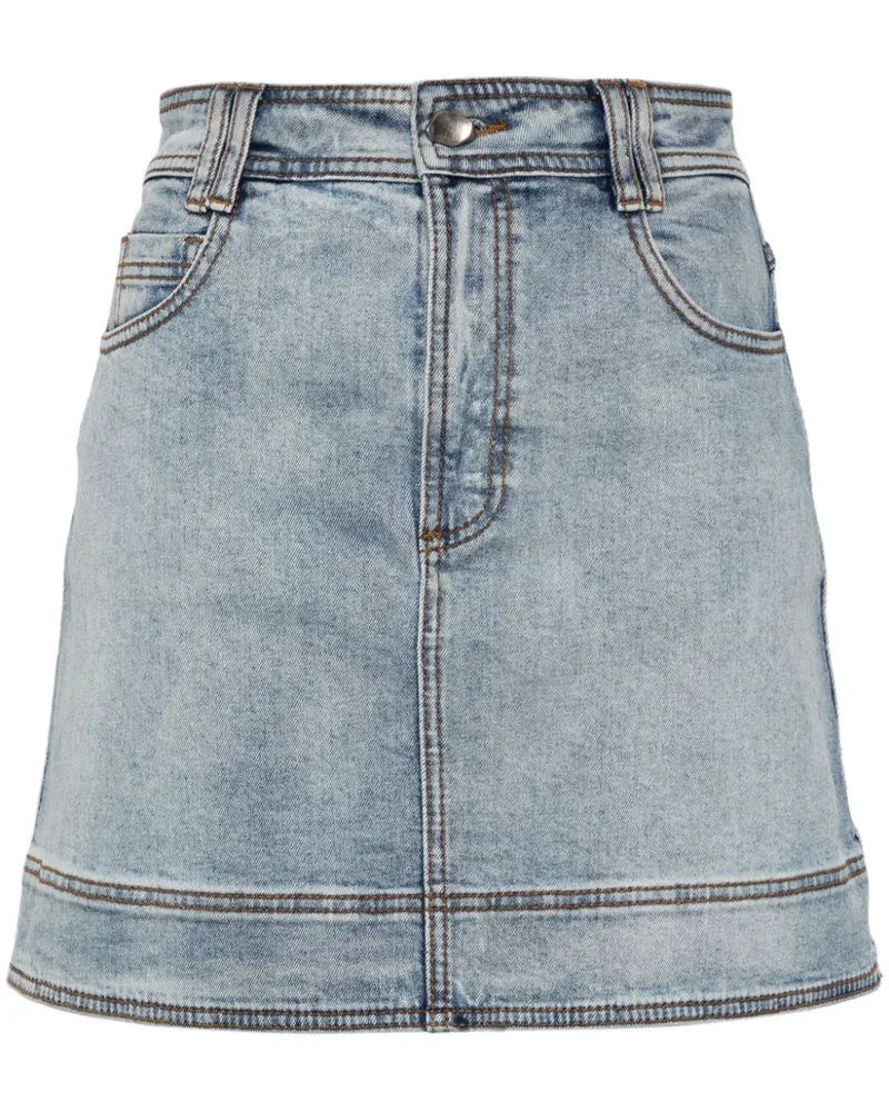 Aje. Embrace Jeans-Minirock - Blau Blau