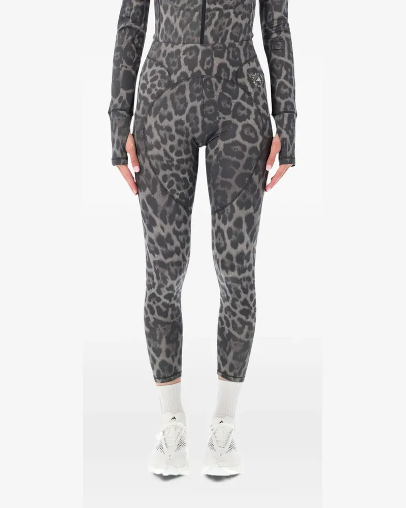adidas Jogginghose mit Leopardenprint - Grau Grau