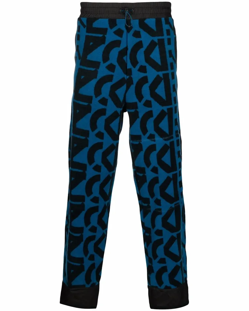Kenzo Jogginghose aus Fleece mit Monogramm - Blau Blau