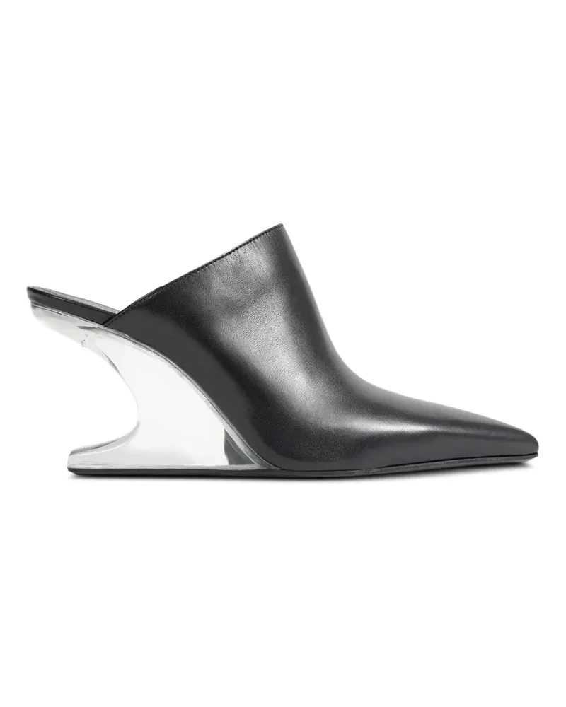 Rick Owens Sharp Cantilever Mules - Schwarz Schwarz