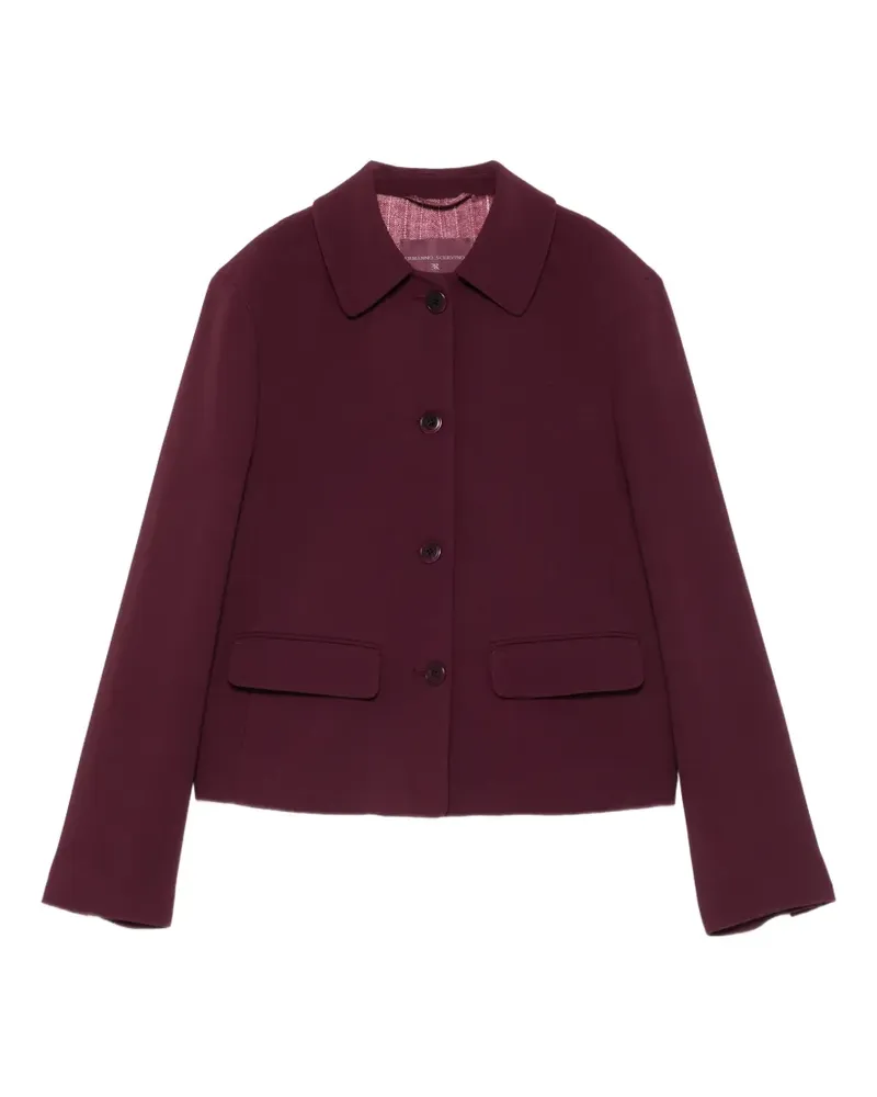 Ermanno Scervino single-breasted flap-pocket jacket - Violett Violett