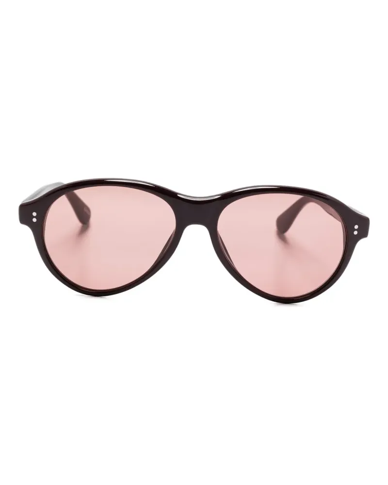 CHIMI Sonnenbrille mit ovalem Gestell - Rot Rot