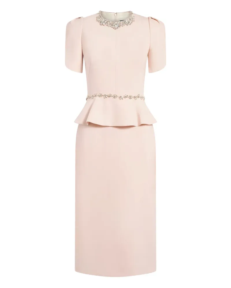 Jenny Packham Jules embellished midi dress - Rosa Rosa