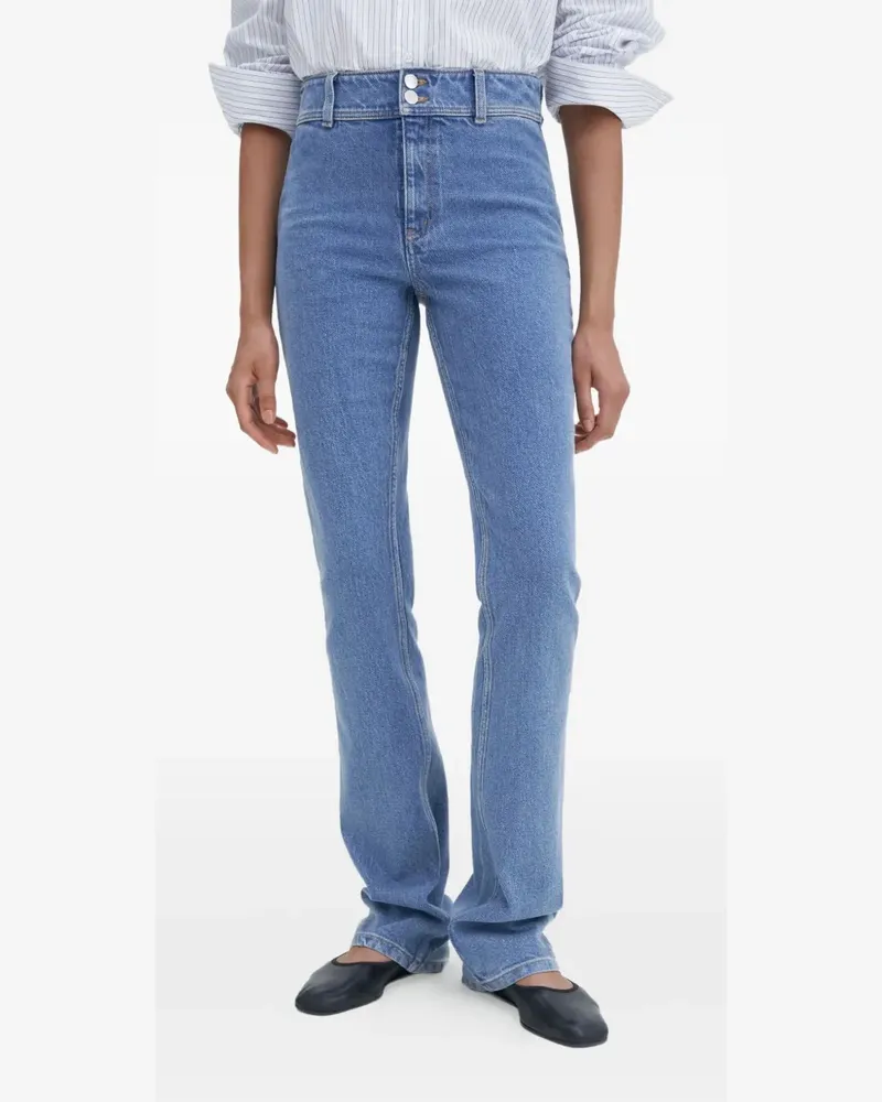 Filippa K 90s Stacked Bootcut-Jeans - Blau Blau
