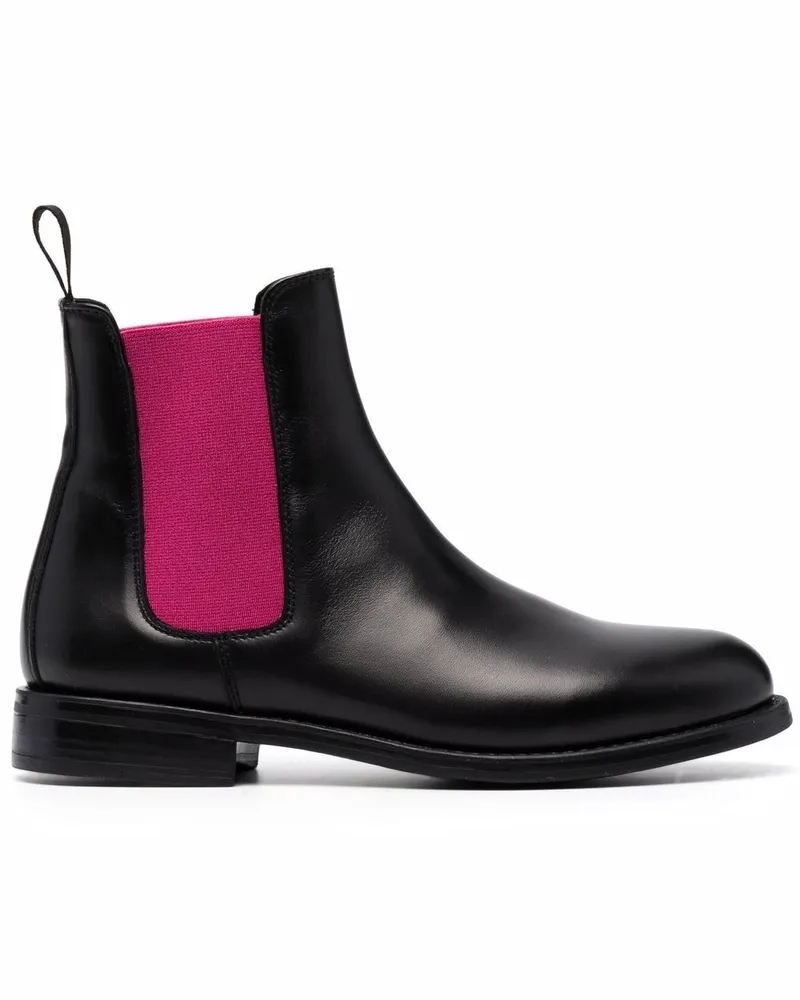 Scarosso Claudia Stiefeletten in Colour-Block-Optik - Schwarz Schwarz