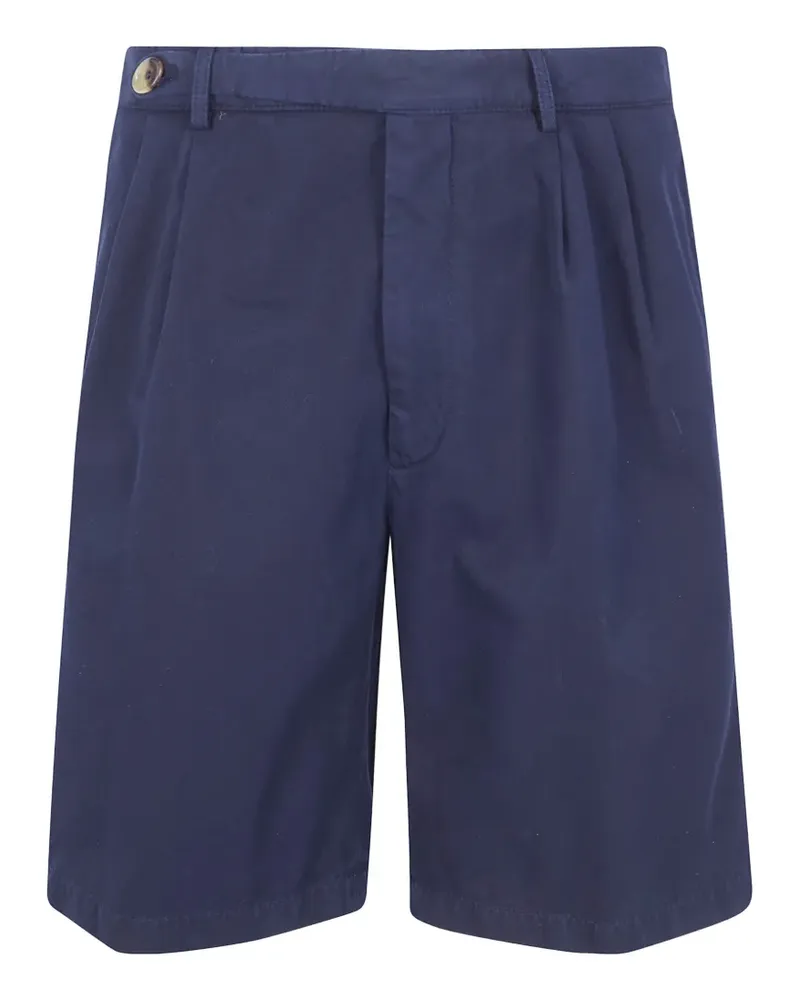 Brunello Cucinelli Bermudas mit Falten - Blau Blau