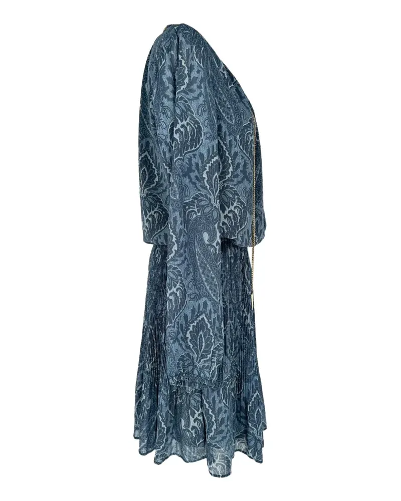 Michael Kors Devonshire Kleid mit Paisley-Print - Blau Blau