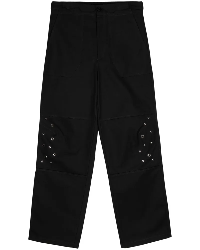 Namacheko Hose mit weitem Bein - Schwarz Schwarz