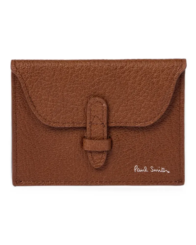 Paul Smith Kuvert-Kartenetui aus Leder - Braun Braun