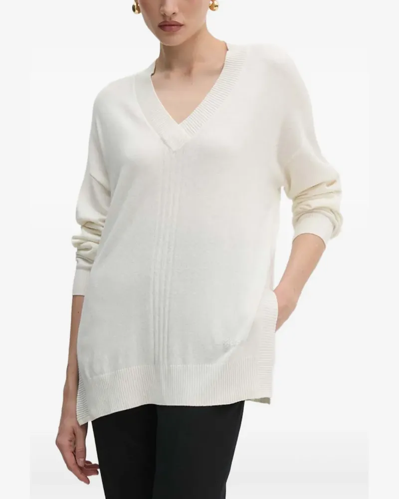 Guess Rollkragenpullover mit Logo - Nude Nude
