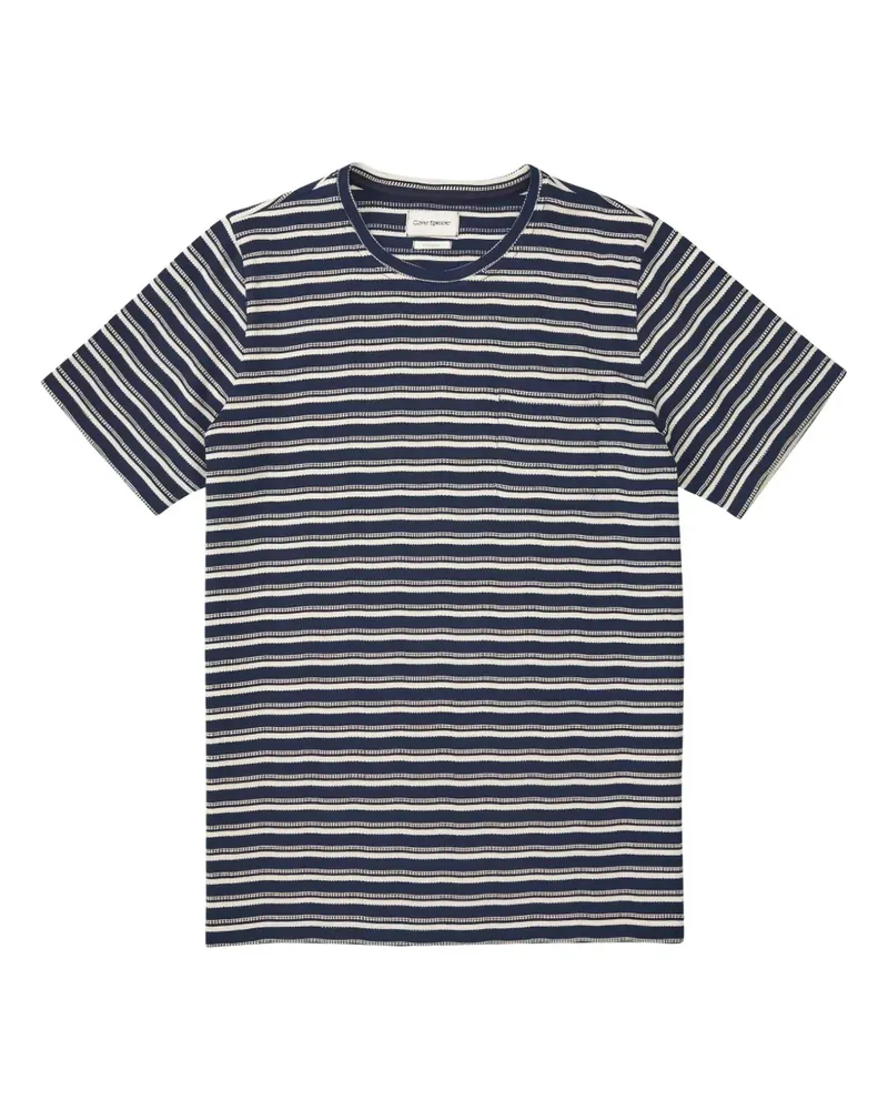 Oliver Spencer Gestreiftes T-Shirt - Blau Blau