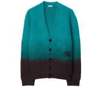 Cardigan aus Woll-Mohairgemisch - Grün