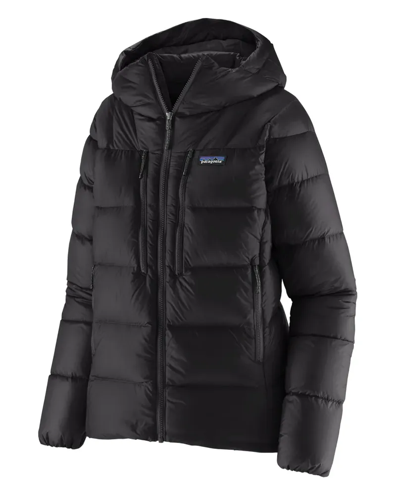 Patagonia x Fitz Roy Down Kapuzenjacke - Schwarz Schwarz