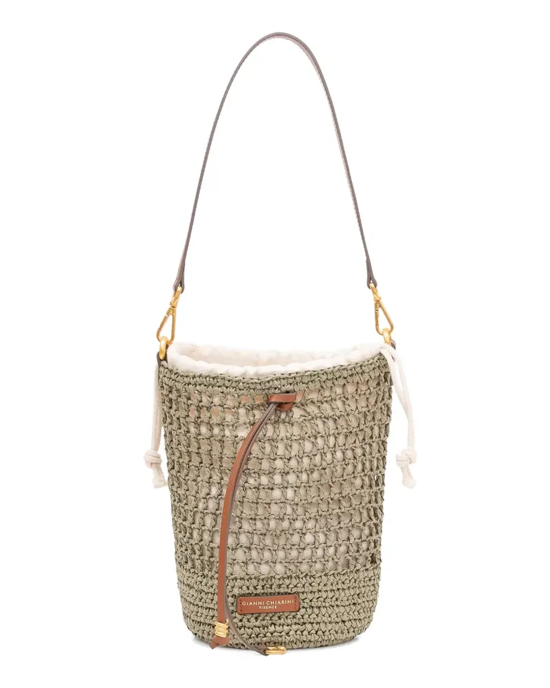 Gianni Chiarini Gehäkelte Nefeli Beuteltasche - Grün Grün