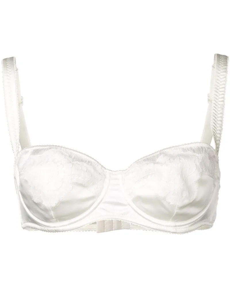 Dolce & Gabbana BH mit Spitzendetail - Weiß Weiß