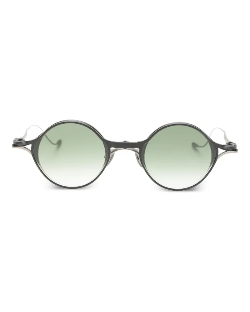 RIGARDS x TVA round-frame clip-on glasses - Silber Silber