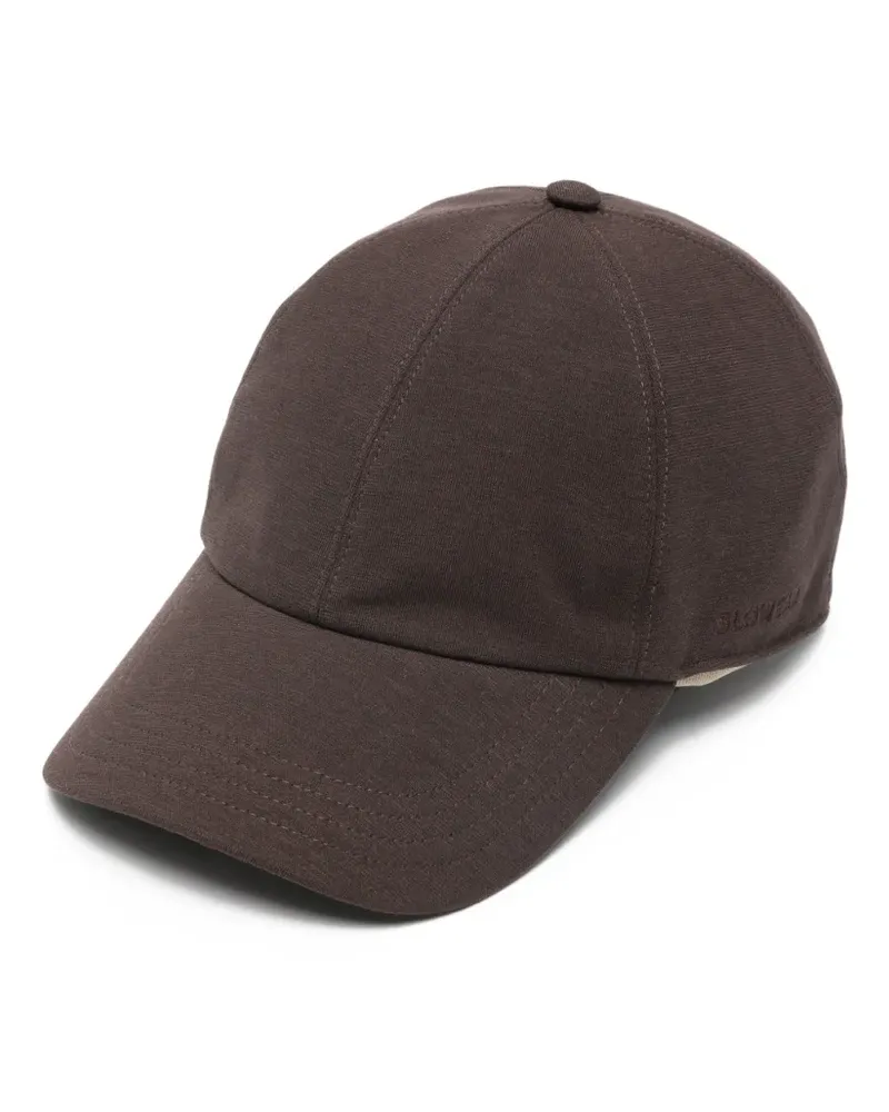 Zanone IceCotton panelled baseball cap - Braun Braun