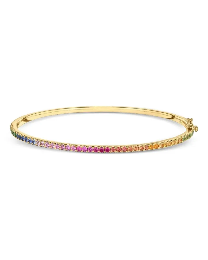 KWIAT sapphire stackable bangle bracelet - Gold Gold