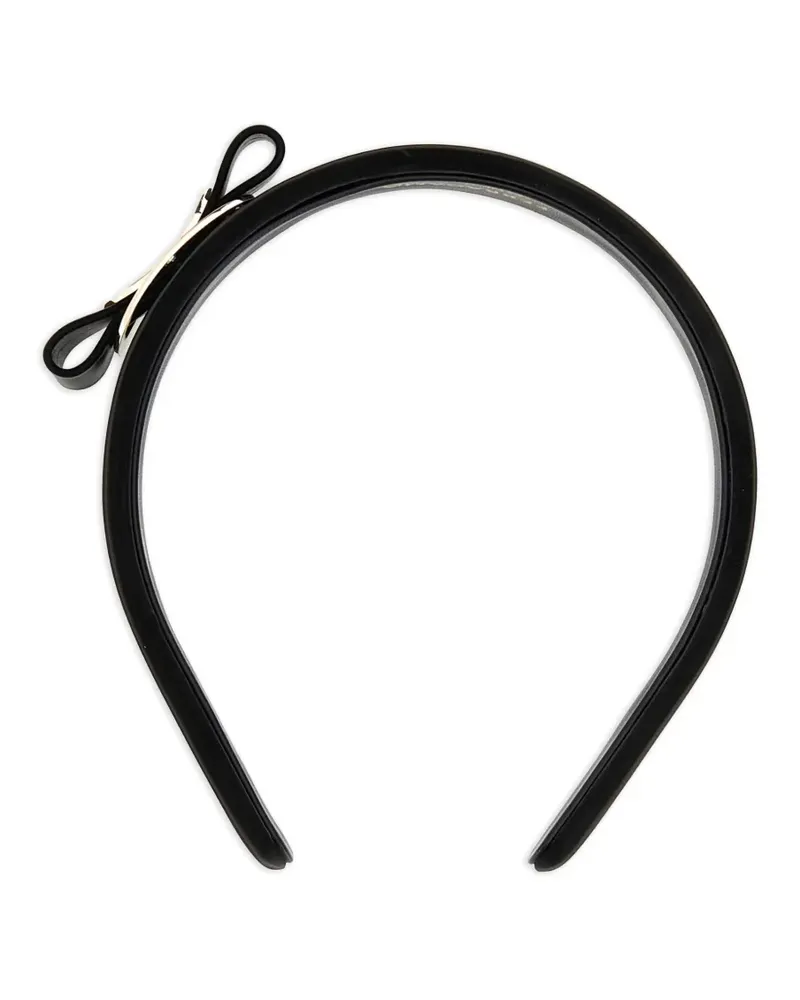 Ferragamo Stirnband mit Schleife - Schwarz Schwarz