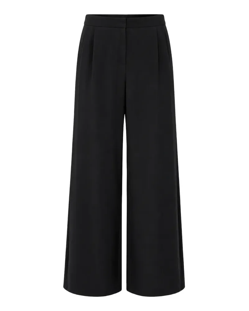 Dušan pleated palazzo pants - Schwarz Schwarz