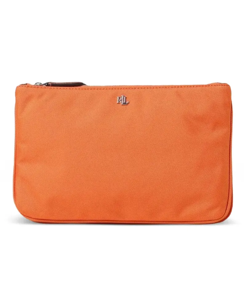 Ralph Lauren Landyn Schultertasche mit Logo-Schild - Orange Orange
