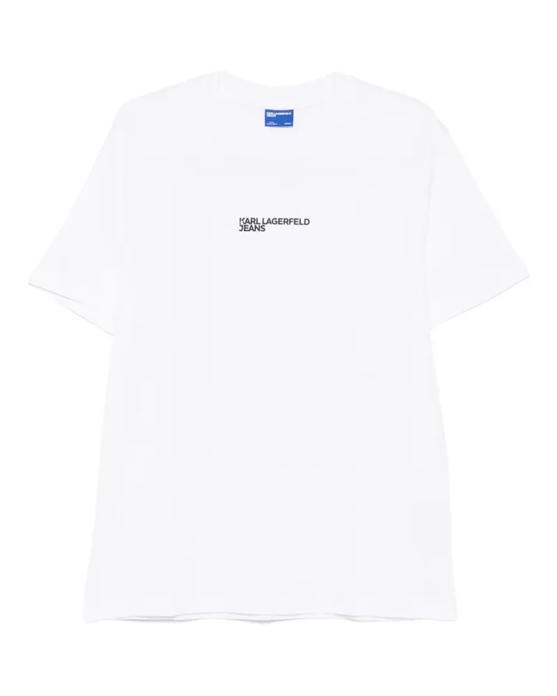 Karl Lagerfeld logo-print T-shirt - Weiß Weiß