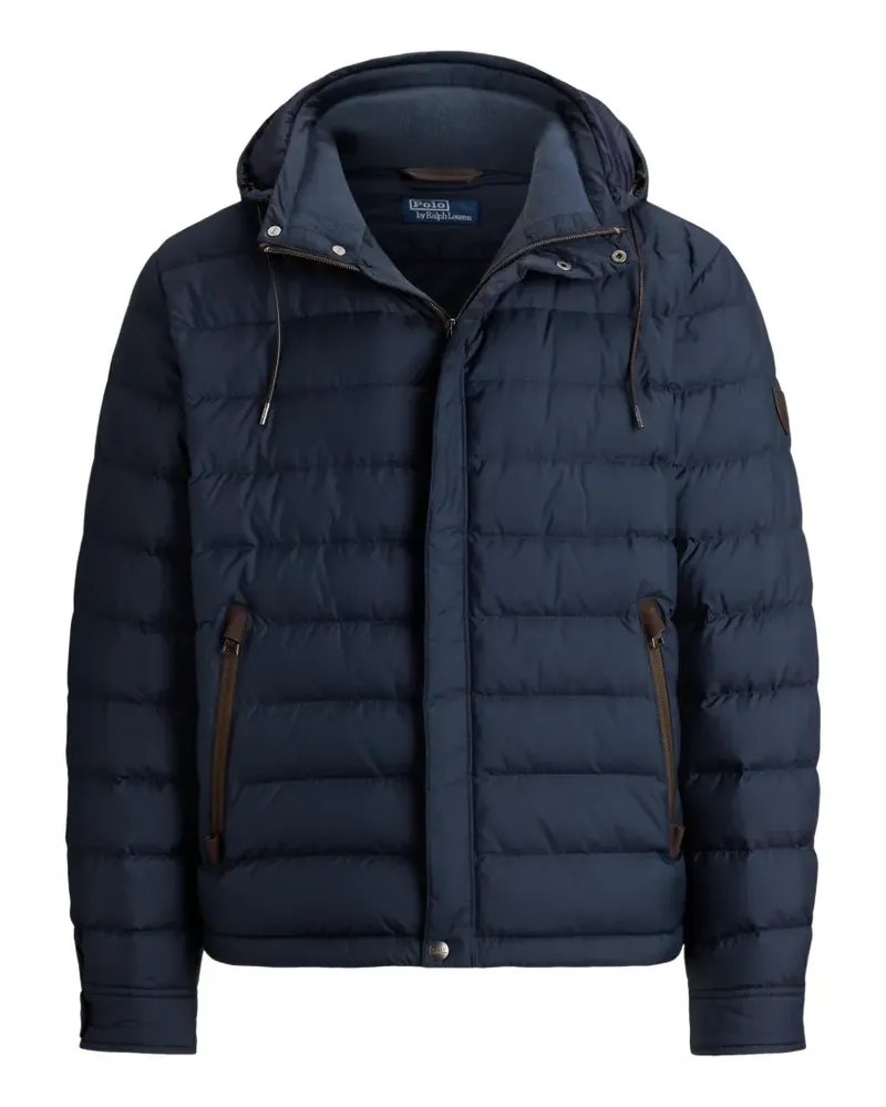 Ralph Lauren Gesteppte Kapuzenjacke - Blau Blau