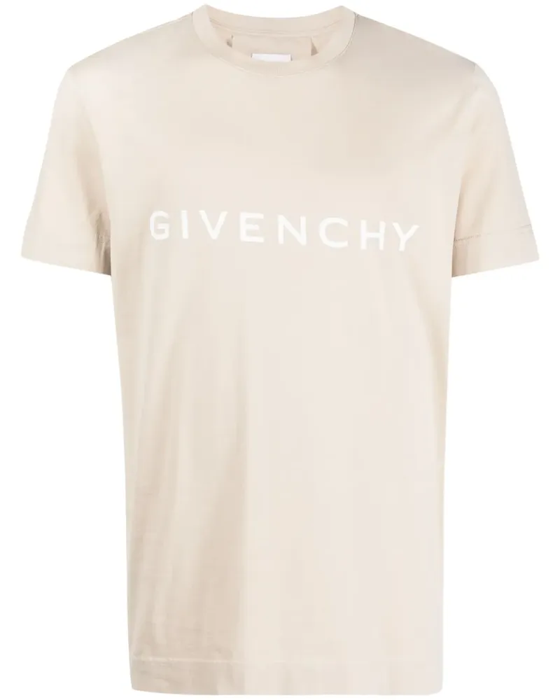 Givenchy T-Shirt mit Logo-Print - Nude Nude