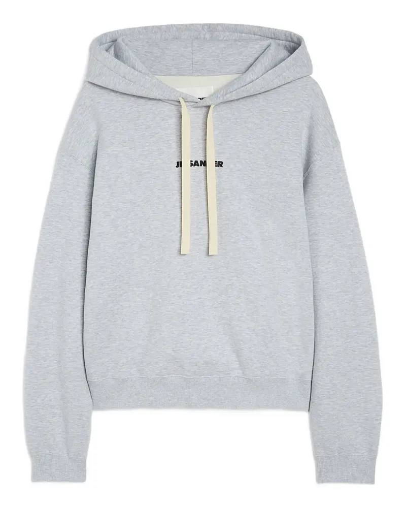 Jil Sander Hoodie mit Logo - Grau Grau