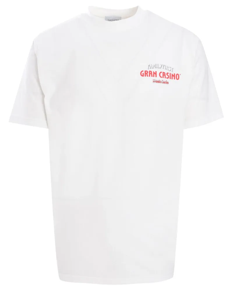 Family First Gran Casino T-Shirt - Weiß Weiß