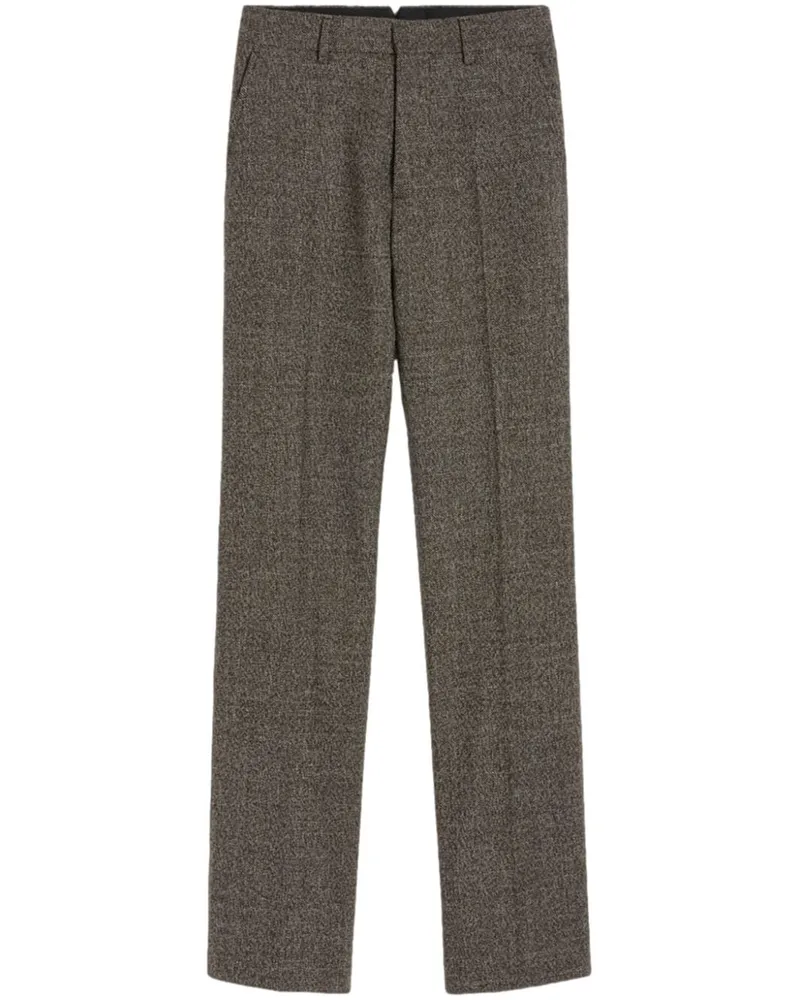 AMI Paris Hose mit geradem Bein - Braun Braun
