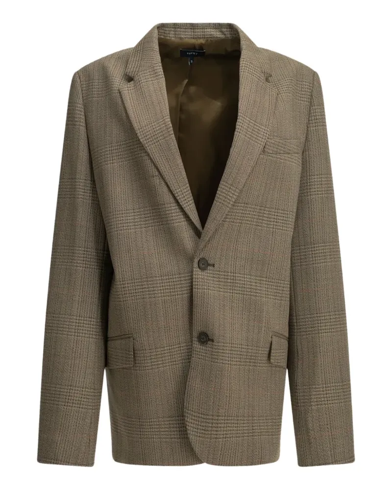 Soeur Hermosa Blazer mit Karomuster - Braun Braun