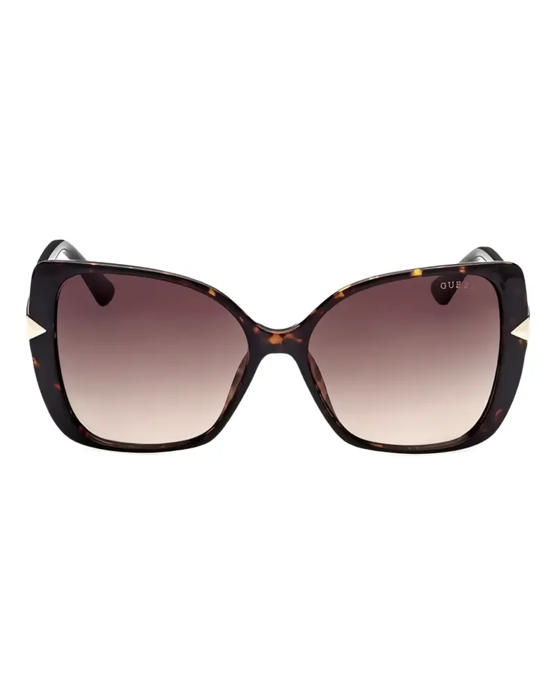 Guess tortoiseshell-effect cat-eye sunglasses - Braun Braun