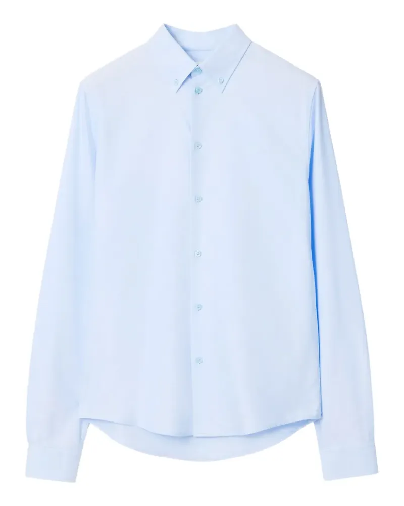 Burberry Equestrian Knight Oxford-Hemd - Blau Blau