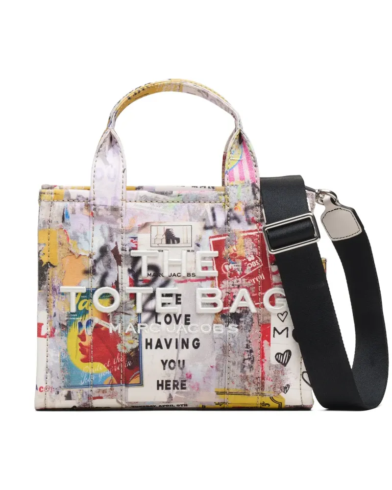 Marc Jacobs mini The Tote Bag Americana tote bag - Weiß Weiß