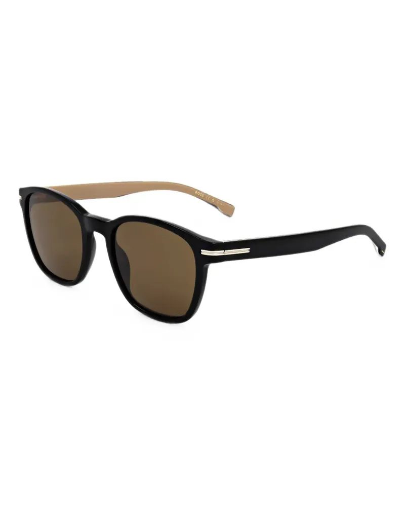 HUGO BOSS round-frame sunglasses - Schwarz Schwarz