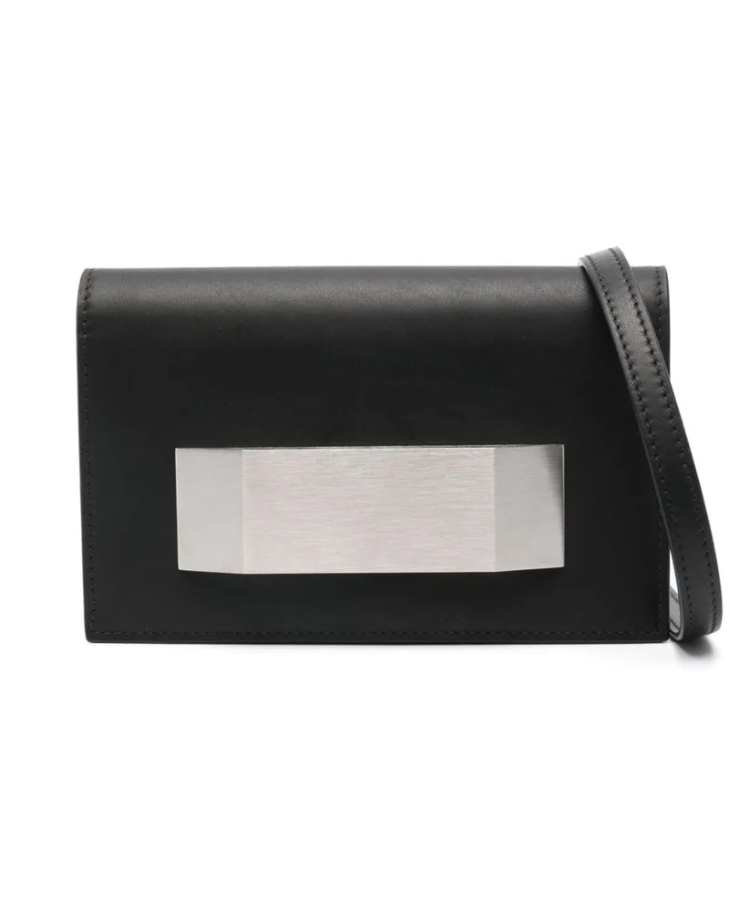 Rick Owens Porteville Clutch aus Leder - Schwarz Schwarz