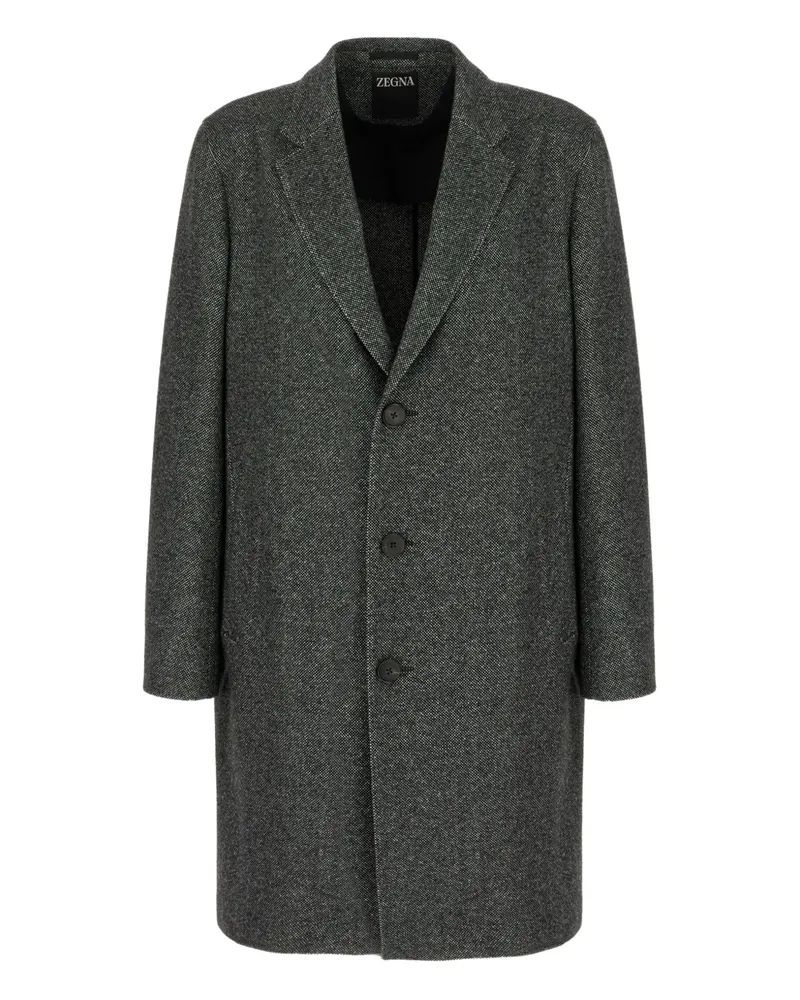 Ermenegildo Zegna single-breasted coat - Grau Grau