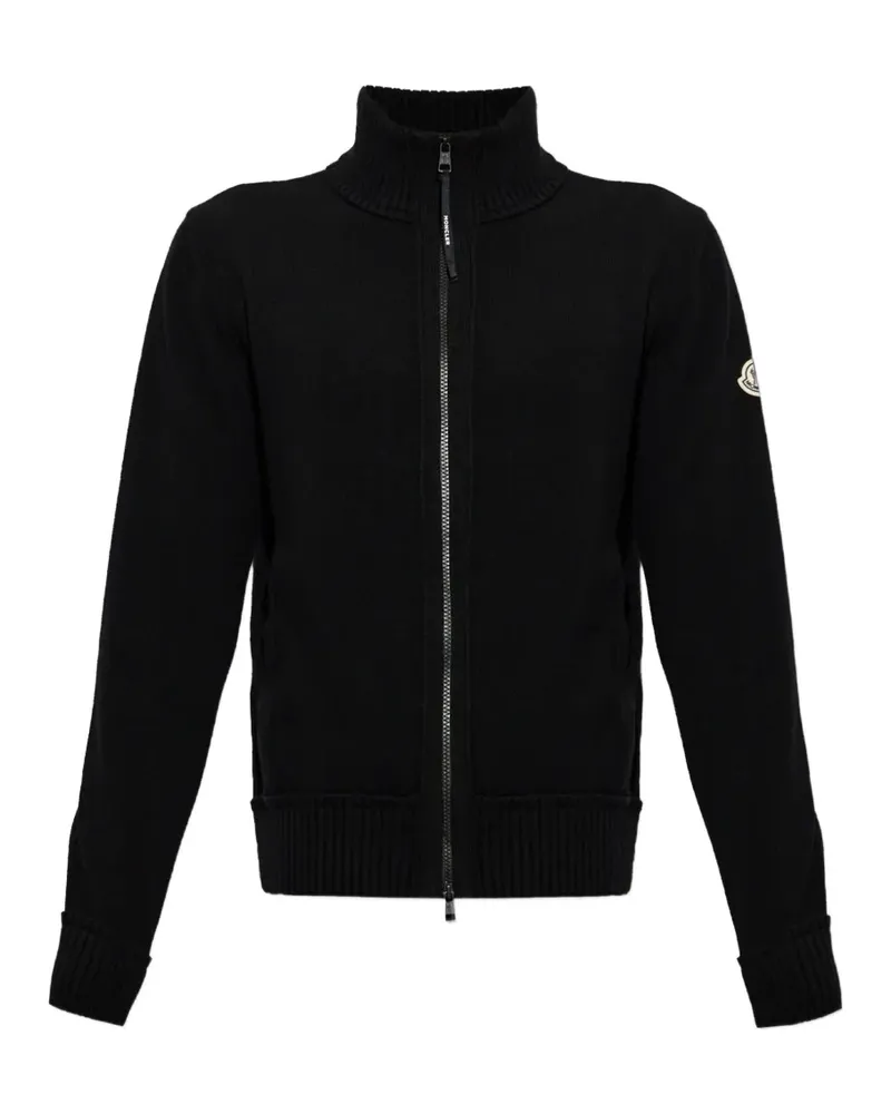 Moncler Cardigan mit Reißverschluss - Schwarz Schwarz