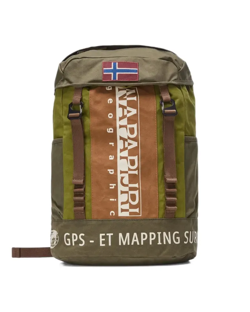 Napapijri Equator Rucksack mit Logo - Grün Grün
