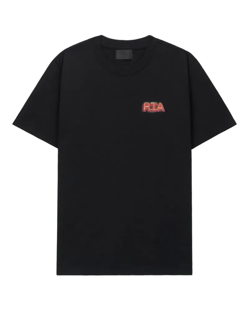 RTA Liam T-Shirt mit Bail Bonds-Print - Schwarz Schwarz